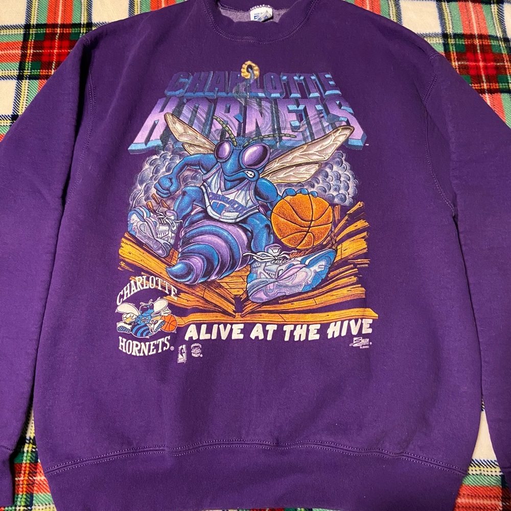 Vintage Charlotte Hornets Crewneck
